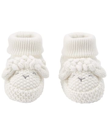 Carters Baby-Girls Newborn F13 Kitty Crocheted Booties 